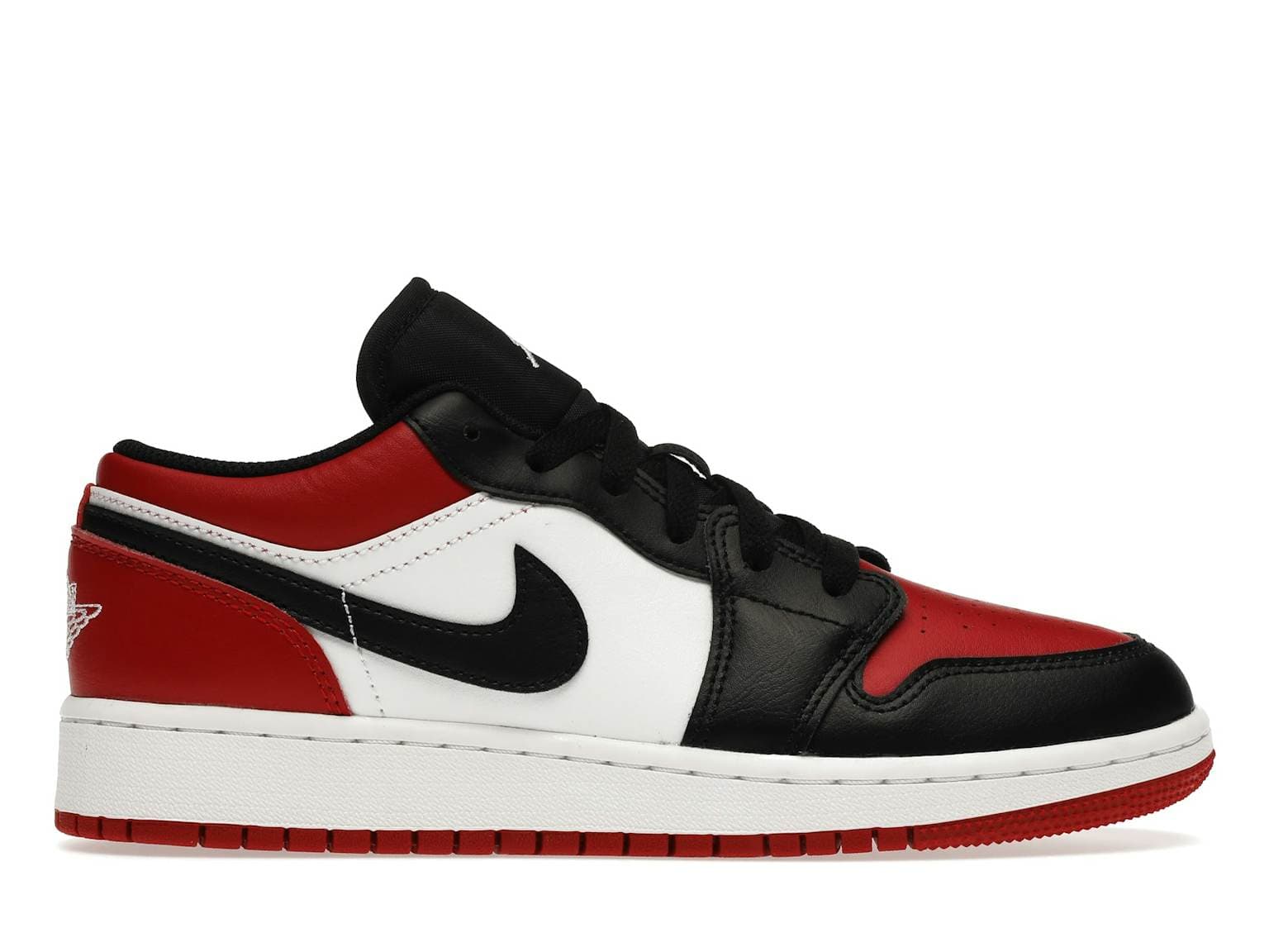 Air Jordan 1 Low "Bred Toe" GS