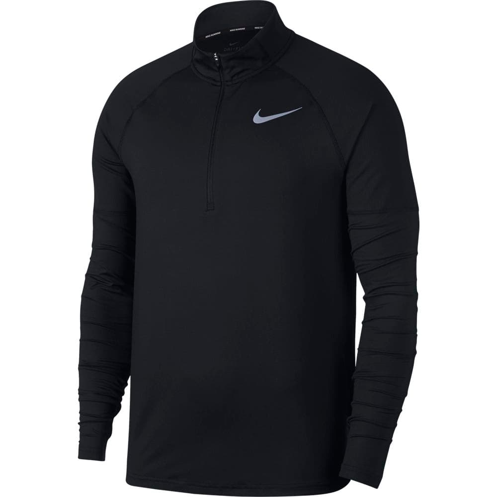 Nike Running Camiseta de Manga Larga Con Media Cremallera de Tejido Dri Fit