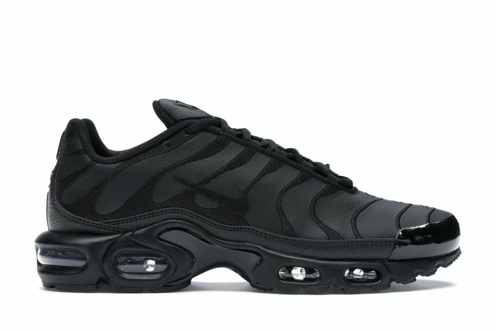 Nike Air Max Plus PRM Leather Triple Black