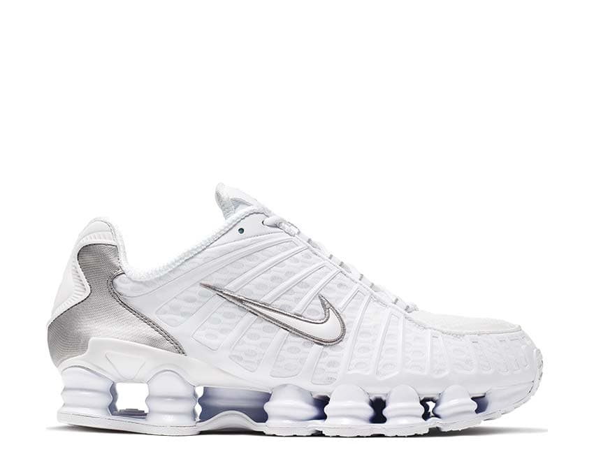 Nike Shox TL "White / Metallic Silver"