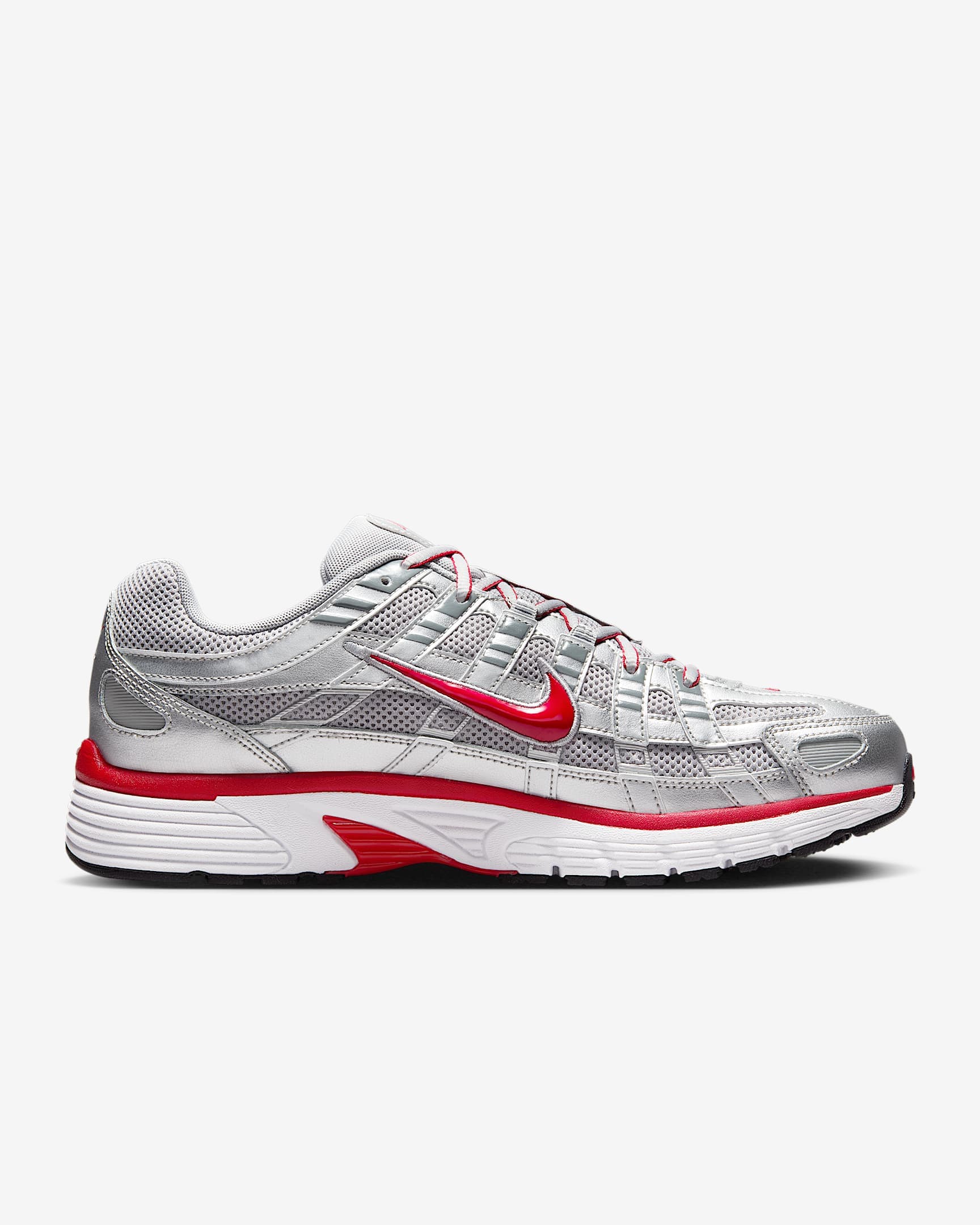 Nike P-6000 "Metallic Silver / Gym Red"