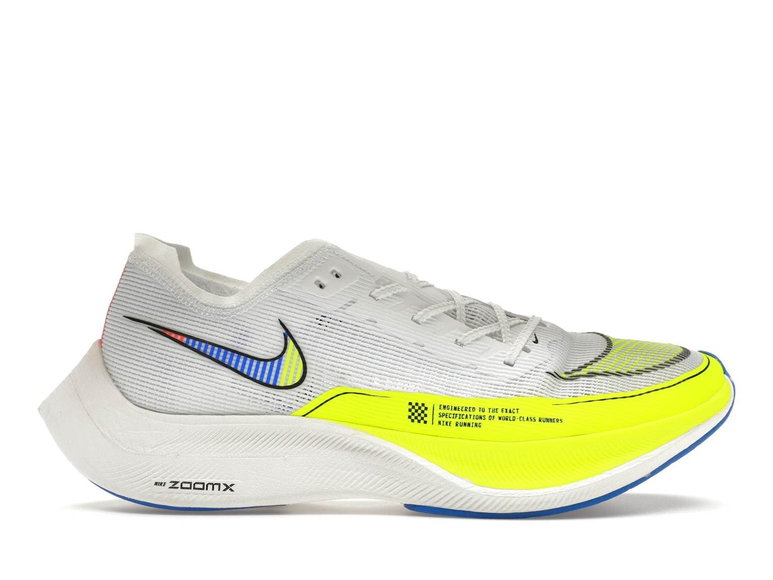 Nike ZoomX Vaporfly Next % 2 "Volt / Racer Blue"