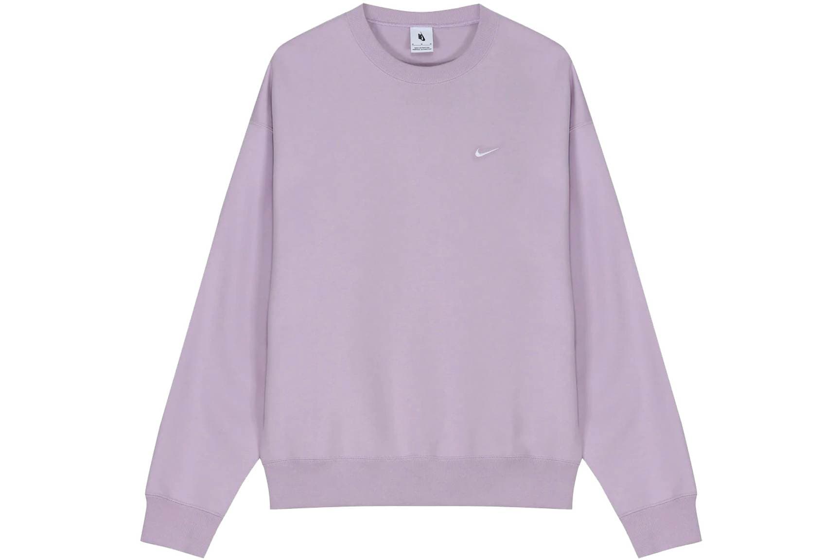 Nikelab Solo Swoosh Fleece Sudadera con Cuello Redondo