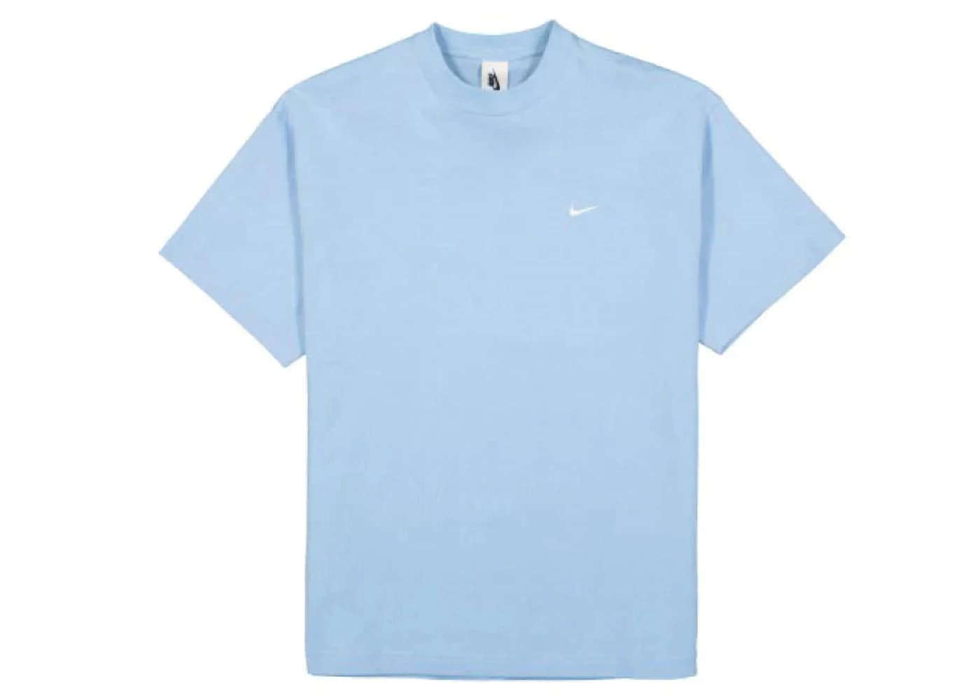 Nikelab Solo Swoosh Fleece Camiseta en Celestine Blue