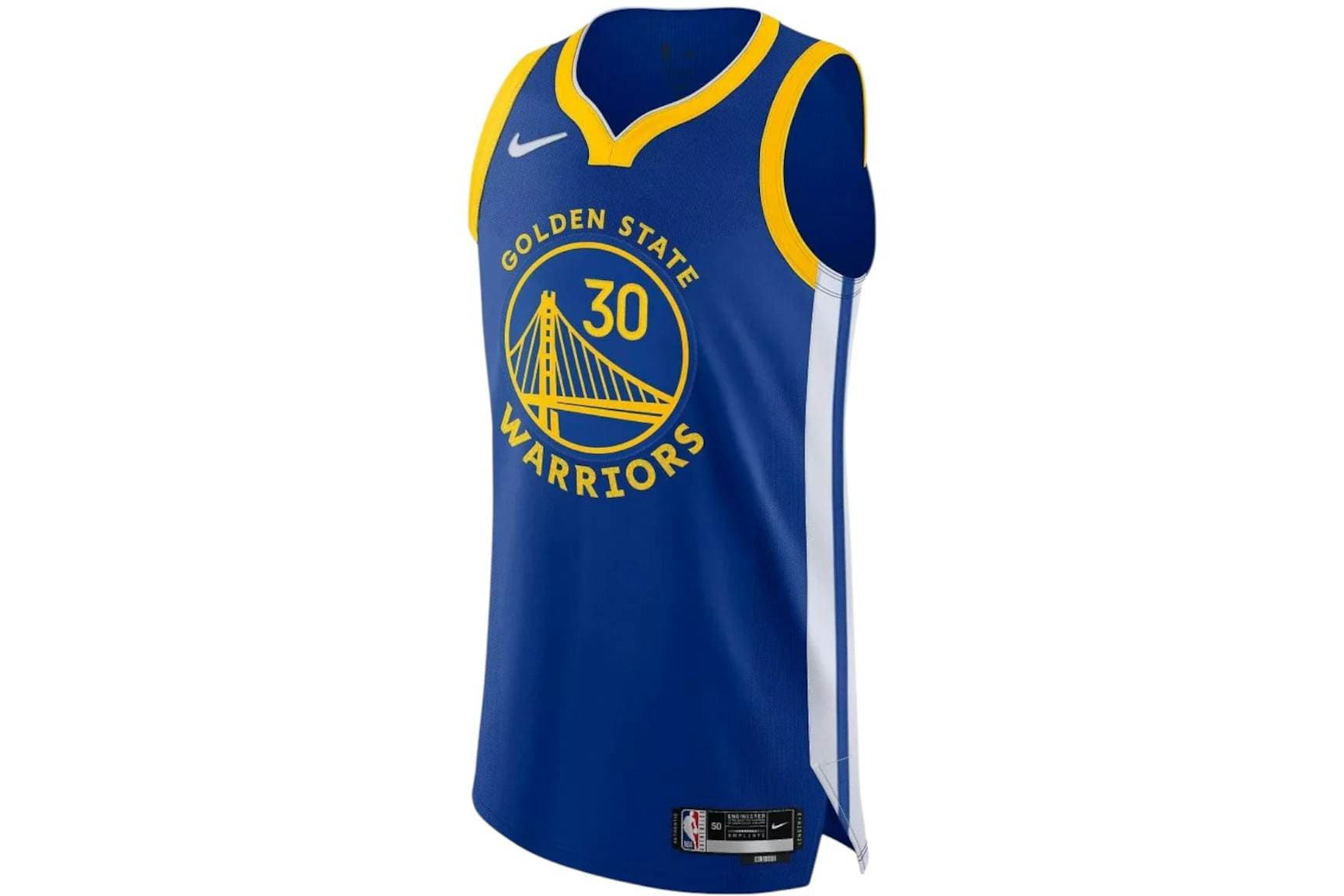 Nike NBA Golden Sate Warriors Stephen Curry 30 Icon Edition Authentic Jersey