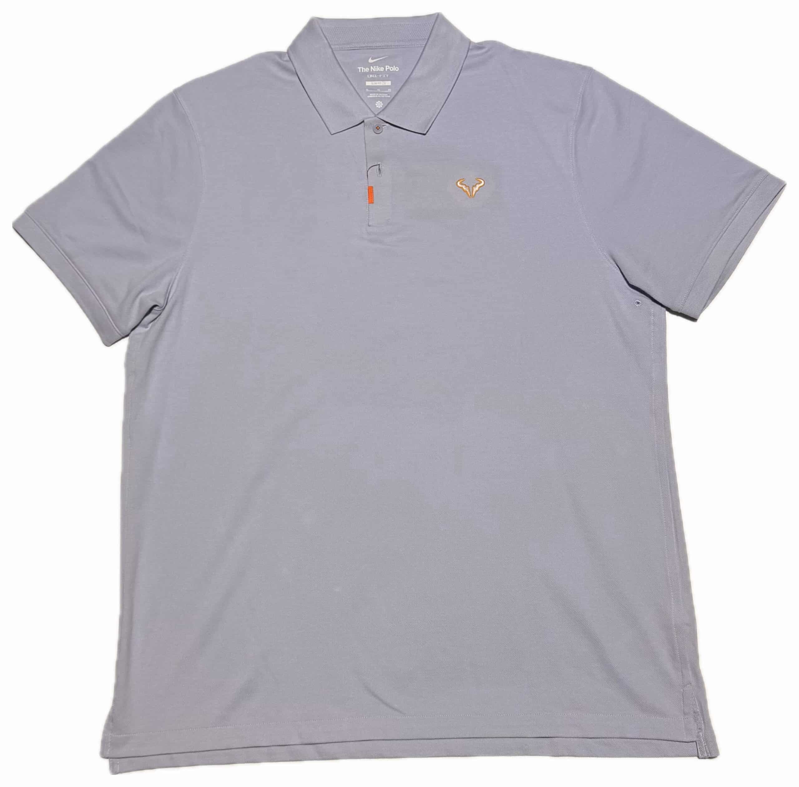 Nike Tenis Rafael Nadal Logo Polo de Tejido Dri Fit