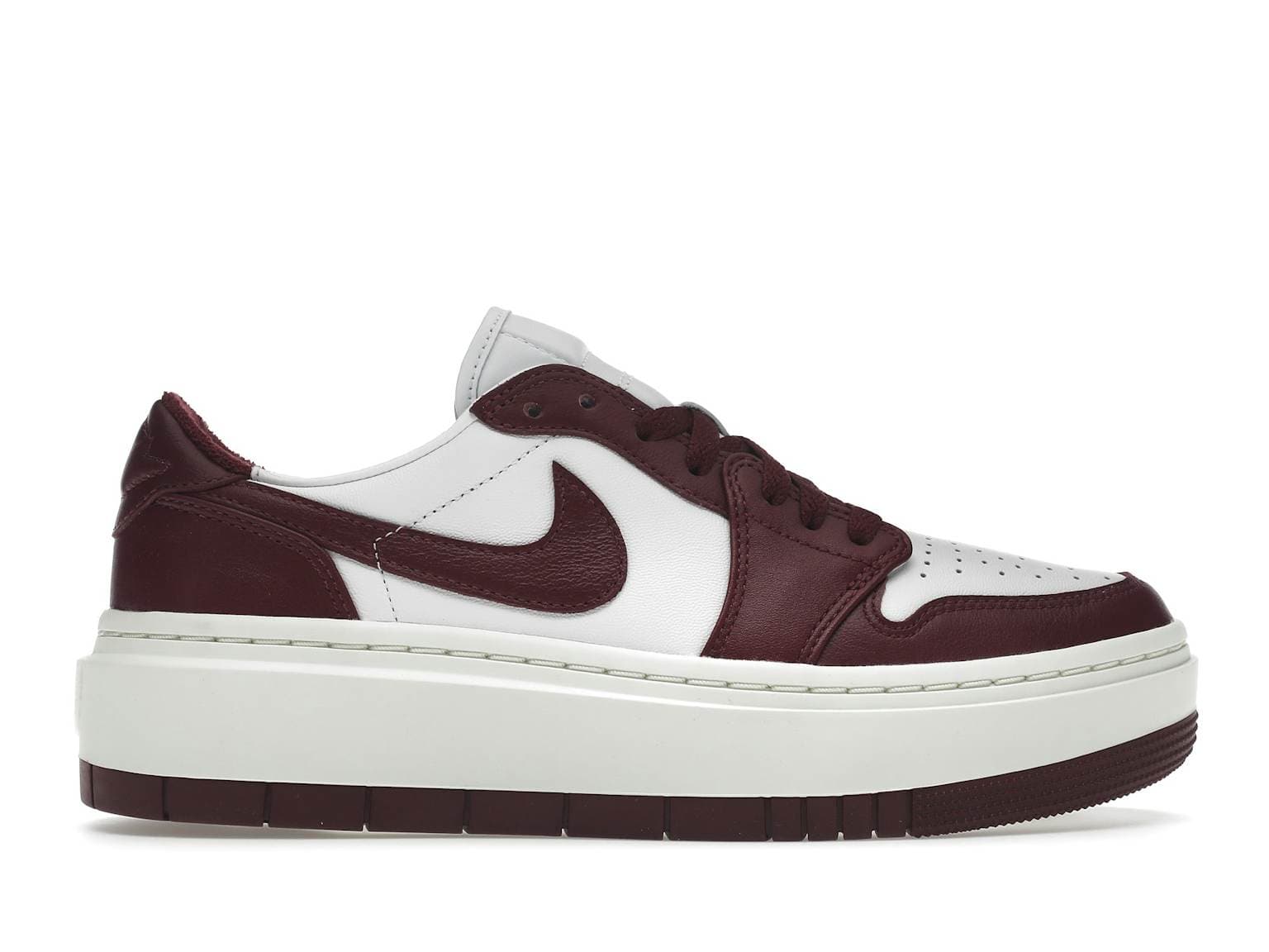 W Air Jordan 1 Low Elevate White Dark Beetroot