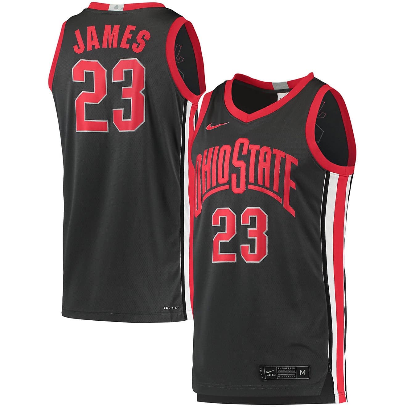 Nike NBA Ohio State LeBron James 23 Limited Edition Swingman Jersey 2023/24