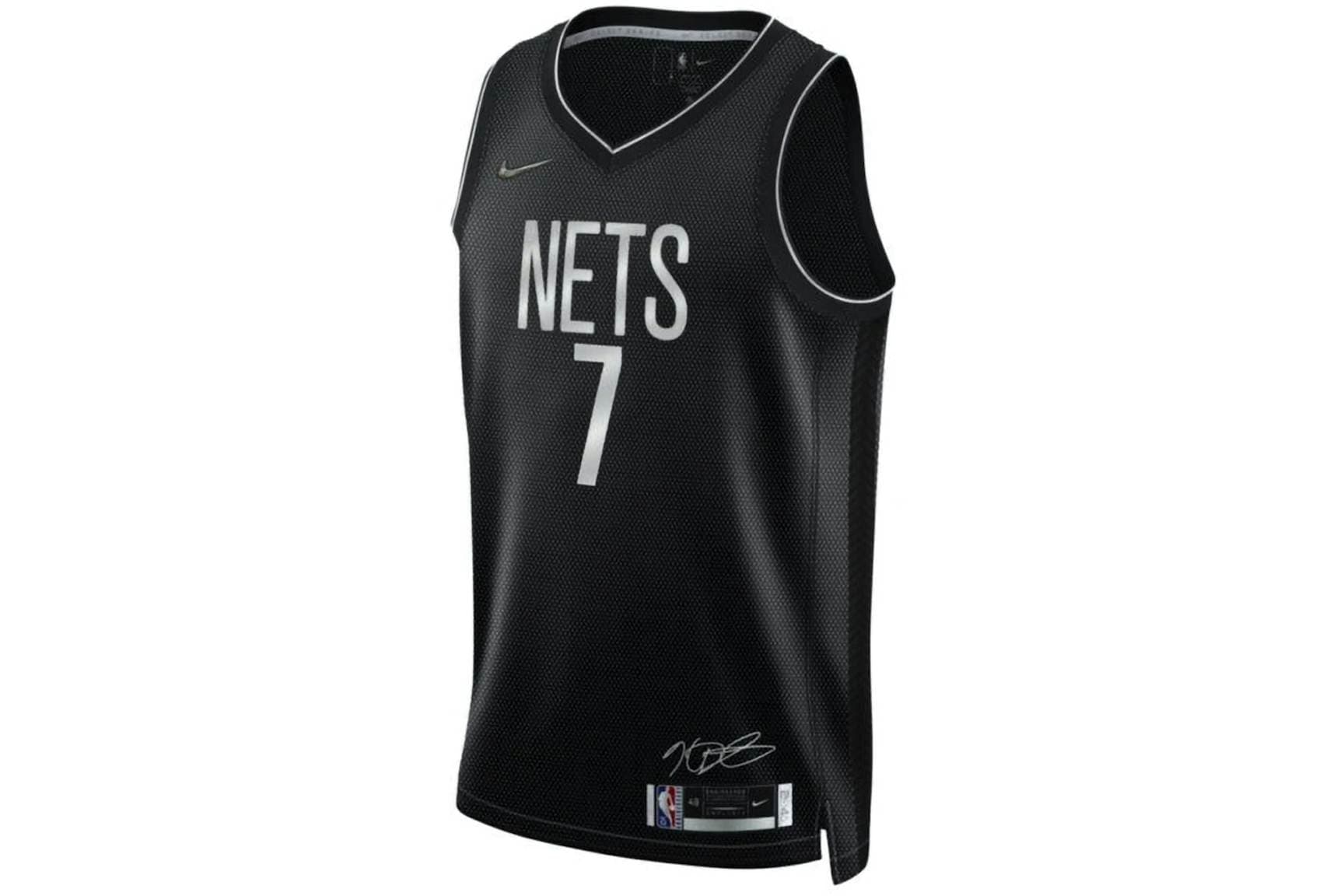 Nike NBA Brooklyn Nets Select Series 75th Anniversary Kevin Durant 7 Swingman Jersey