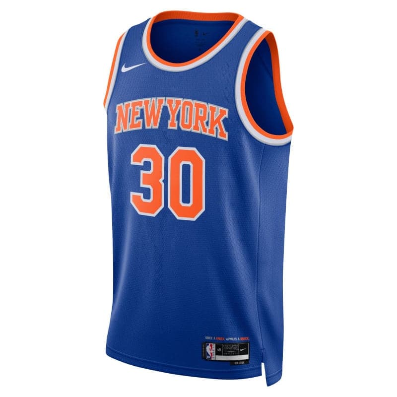 Nike NBA New York Knicks Julius Randle 30 Icon Edition Swingman Jersey