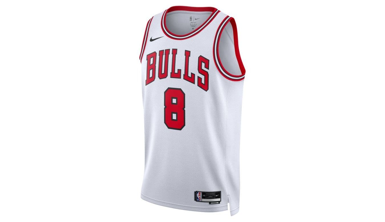 Nike NBA Chicago Bulls Zach LaVine 8 Swingman Jersey