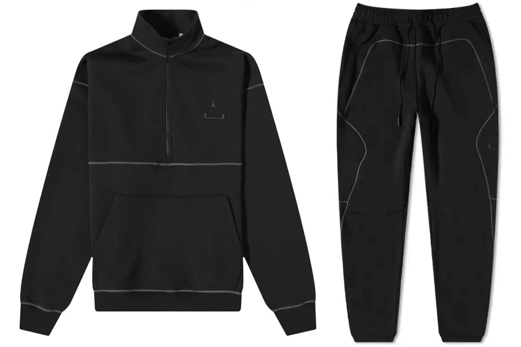 Nike Air Jordan 23 Enginereed Conjunto de Sudadera con Media Cremallera y Pantalón