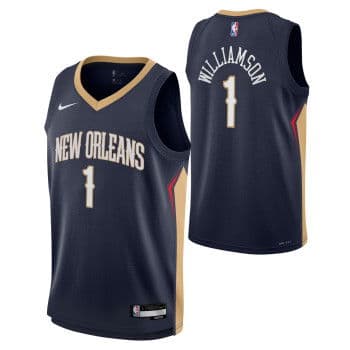 Nike NBA New Orleans Pelicans Zion Williamson 1 City Edition Swingman Jersey