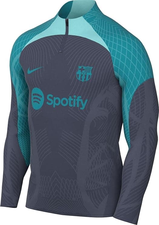 Nike Barcelona FC Dri Fit ADV Camiseta de Entrenamiento con Media Cremallera