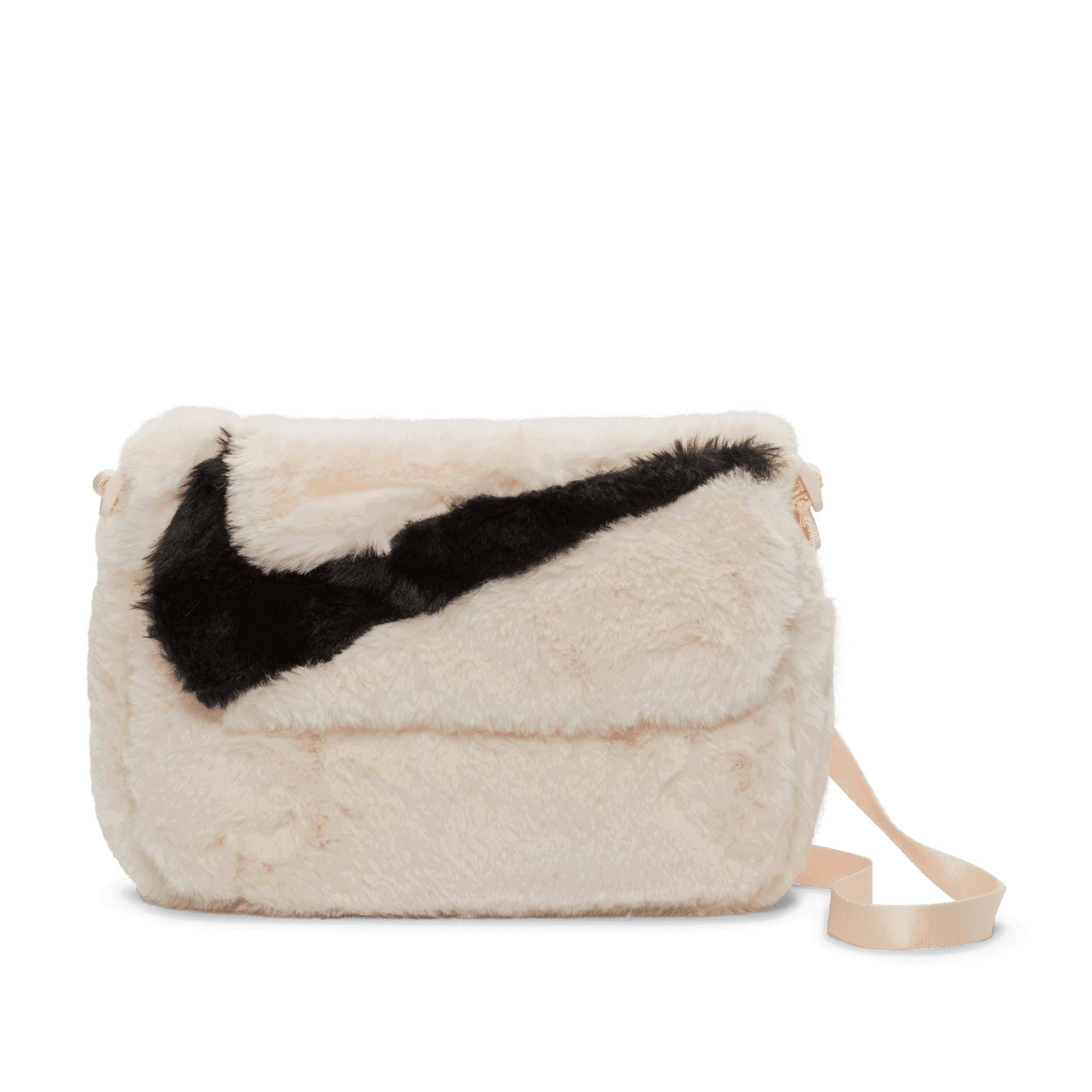 Nike Sportswear Faux Fur Bolso con Cinta Ajustable