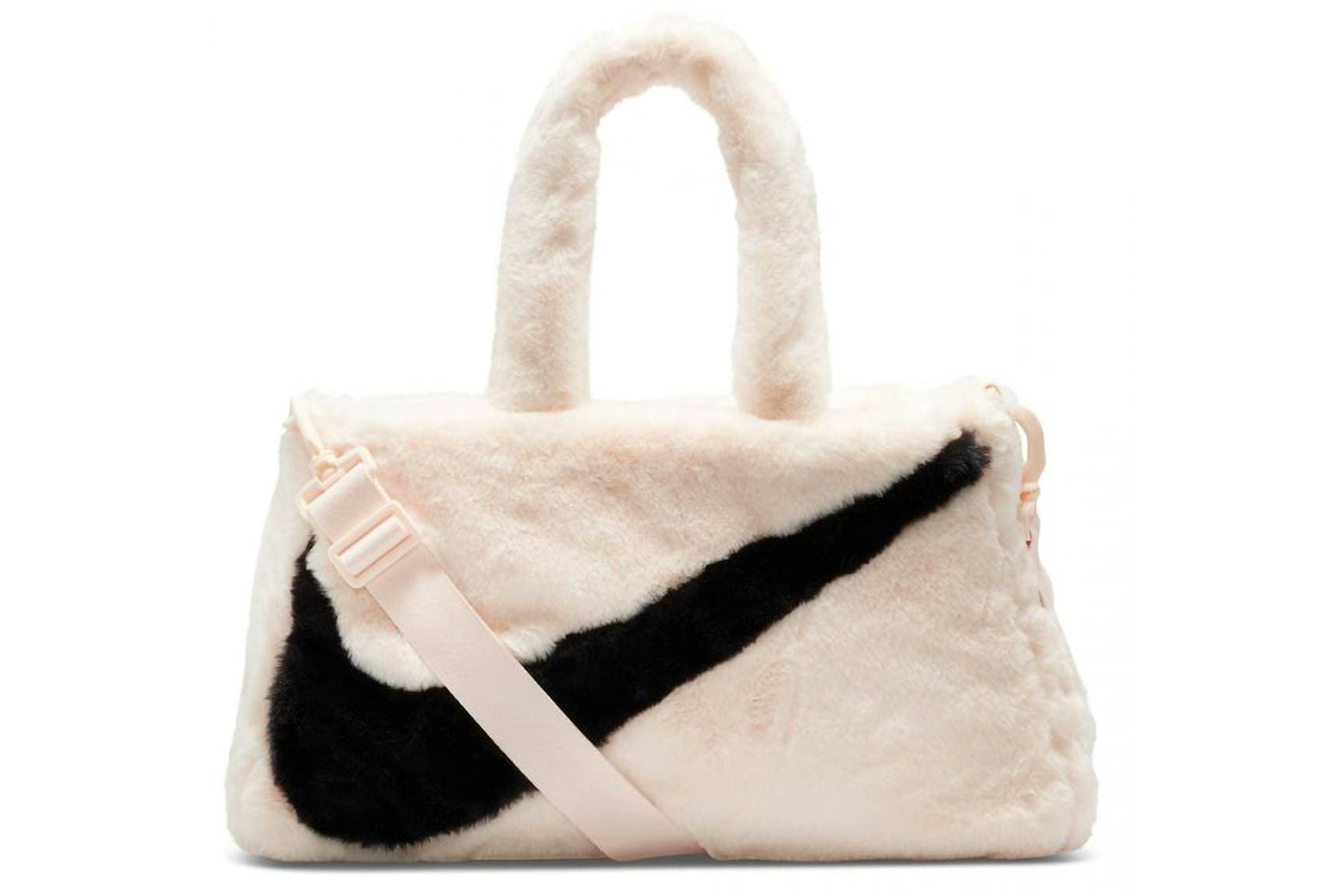 Nike Sportswear Faux Fur Bolso de Hombro con Cinta Ajustable