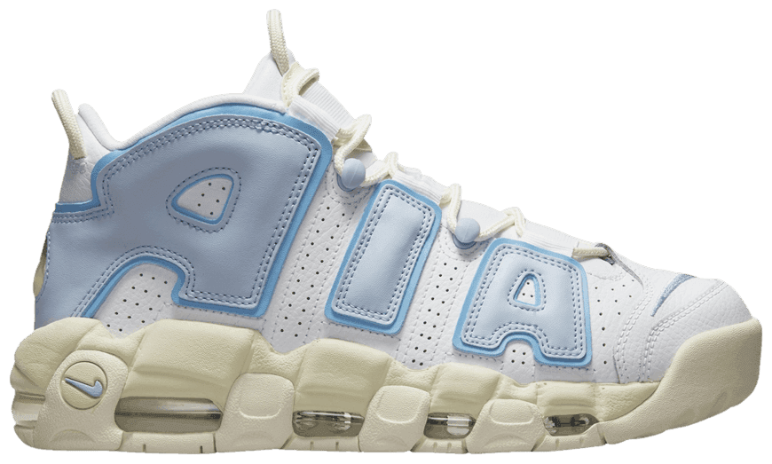 W Nike Air More Uptempo White Cobalt Bliss