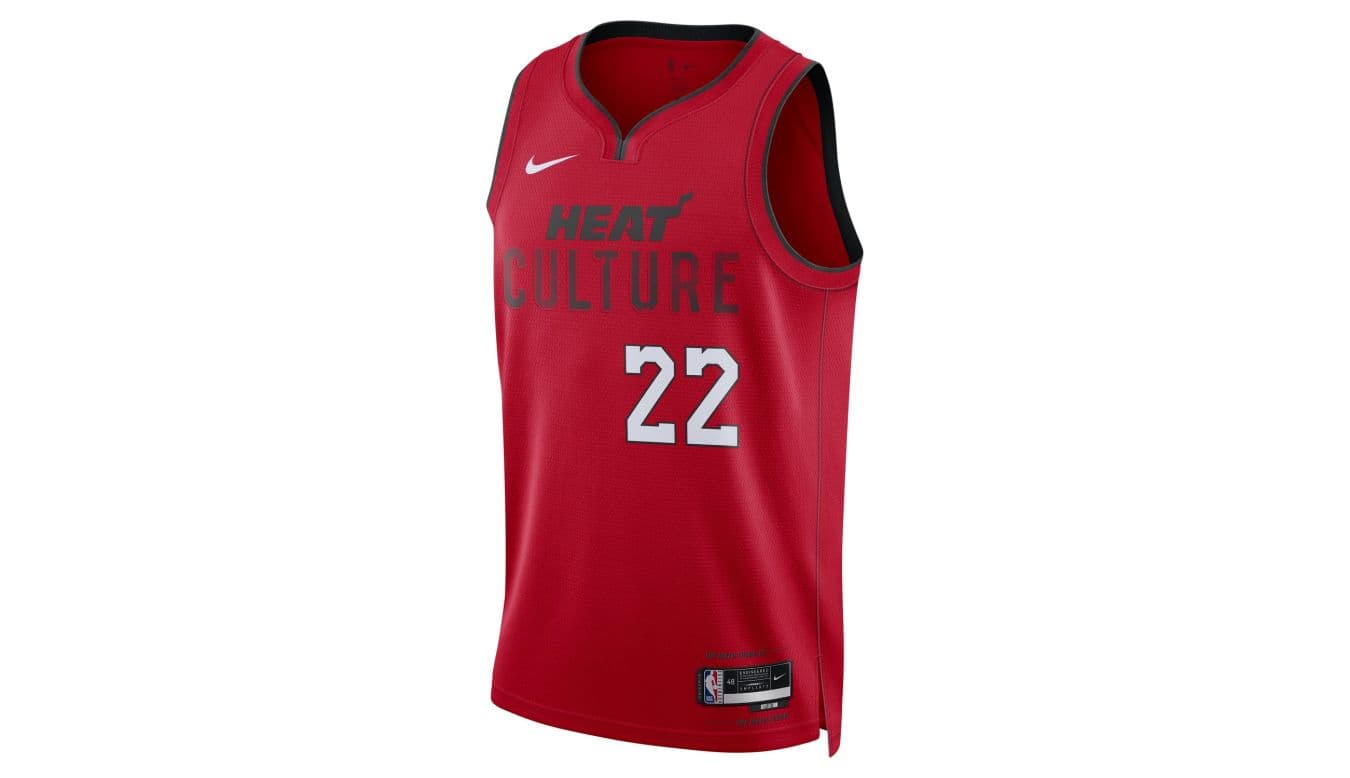 NIke NBA Miami Heat Culture Jimmy Butler 22 City Edition Swingman Jersey