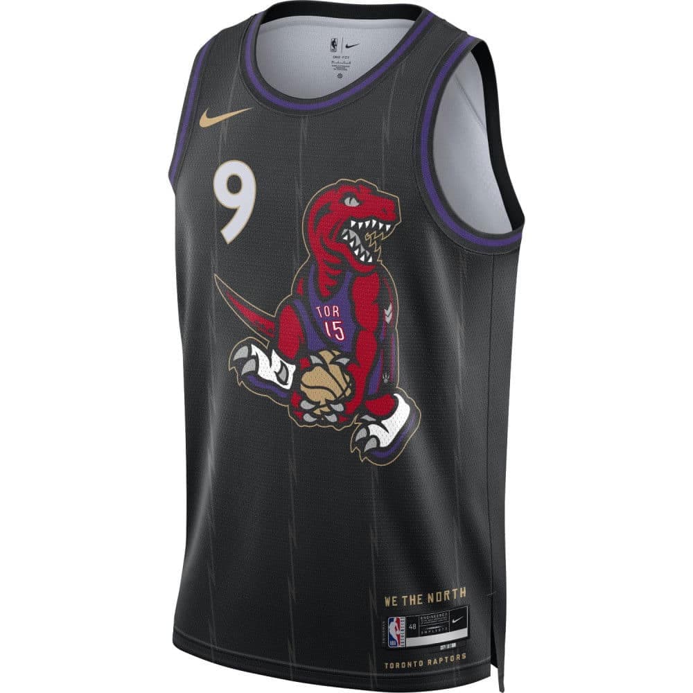 Nike NBA Toronto Raptors RJ Barrett 9 City Edition Swingman Jersey