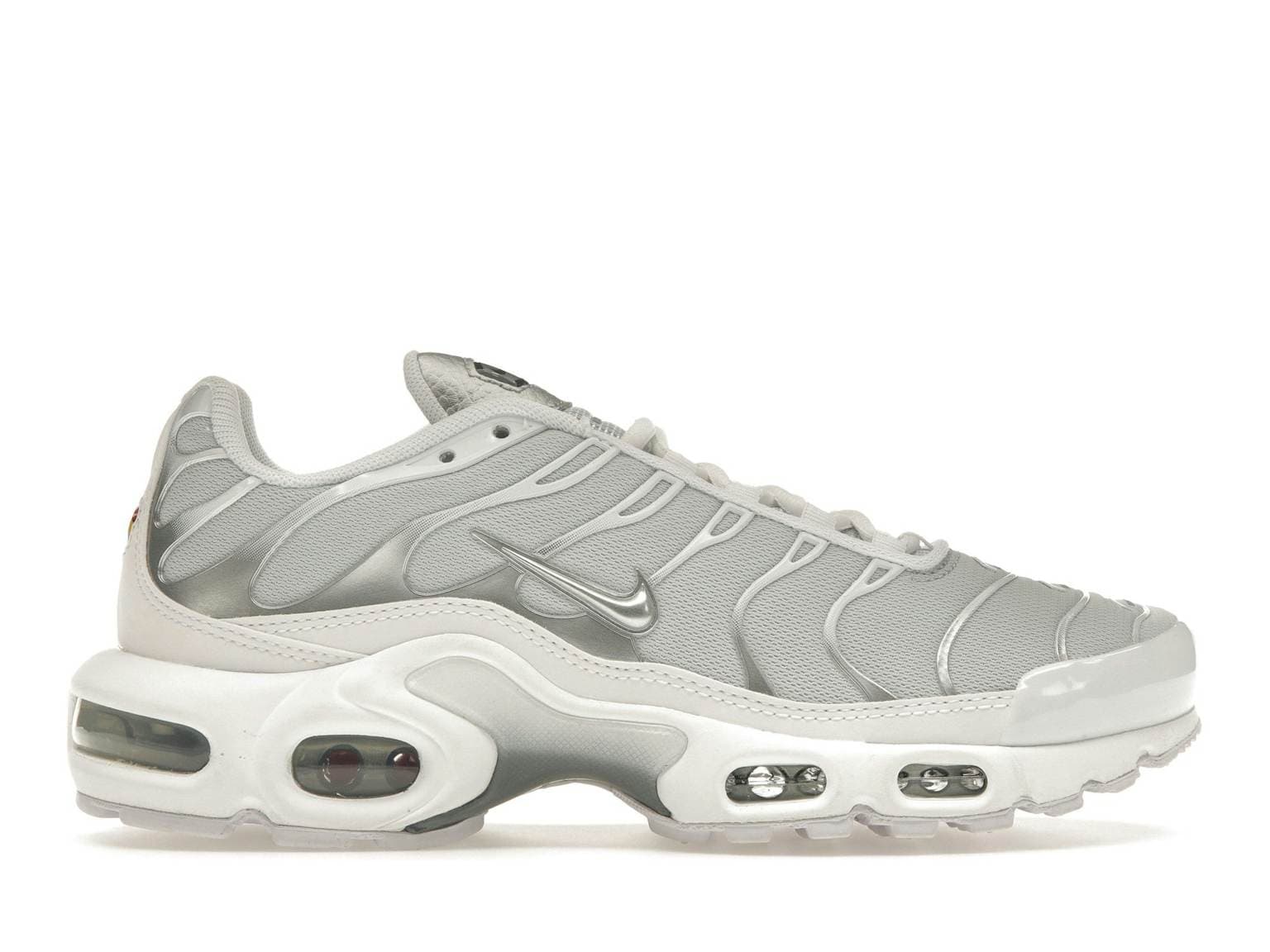 W Nike Air Max Plus Tn "White/ Metallic Silver"