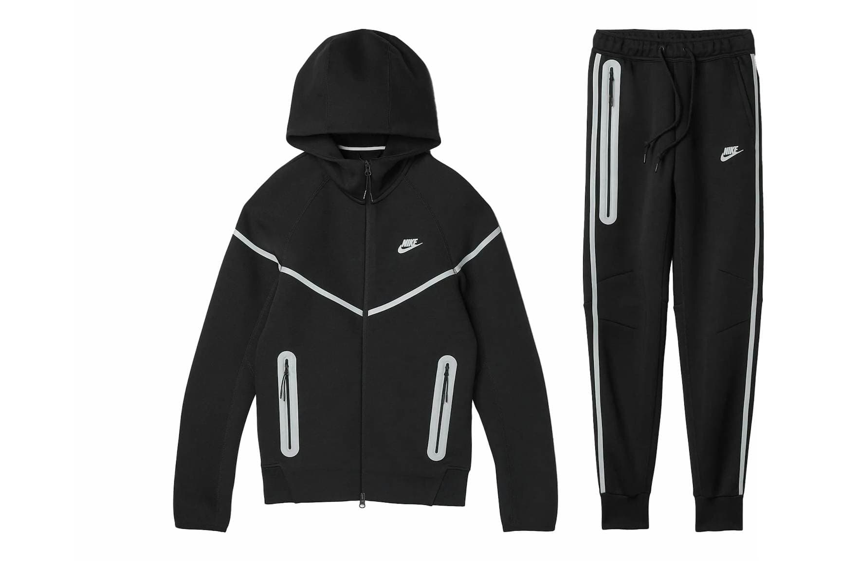 Nike Sportswear Tech Fleece Reflective Conjunto de Chaqueta Con Cremallera y Pantalón