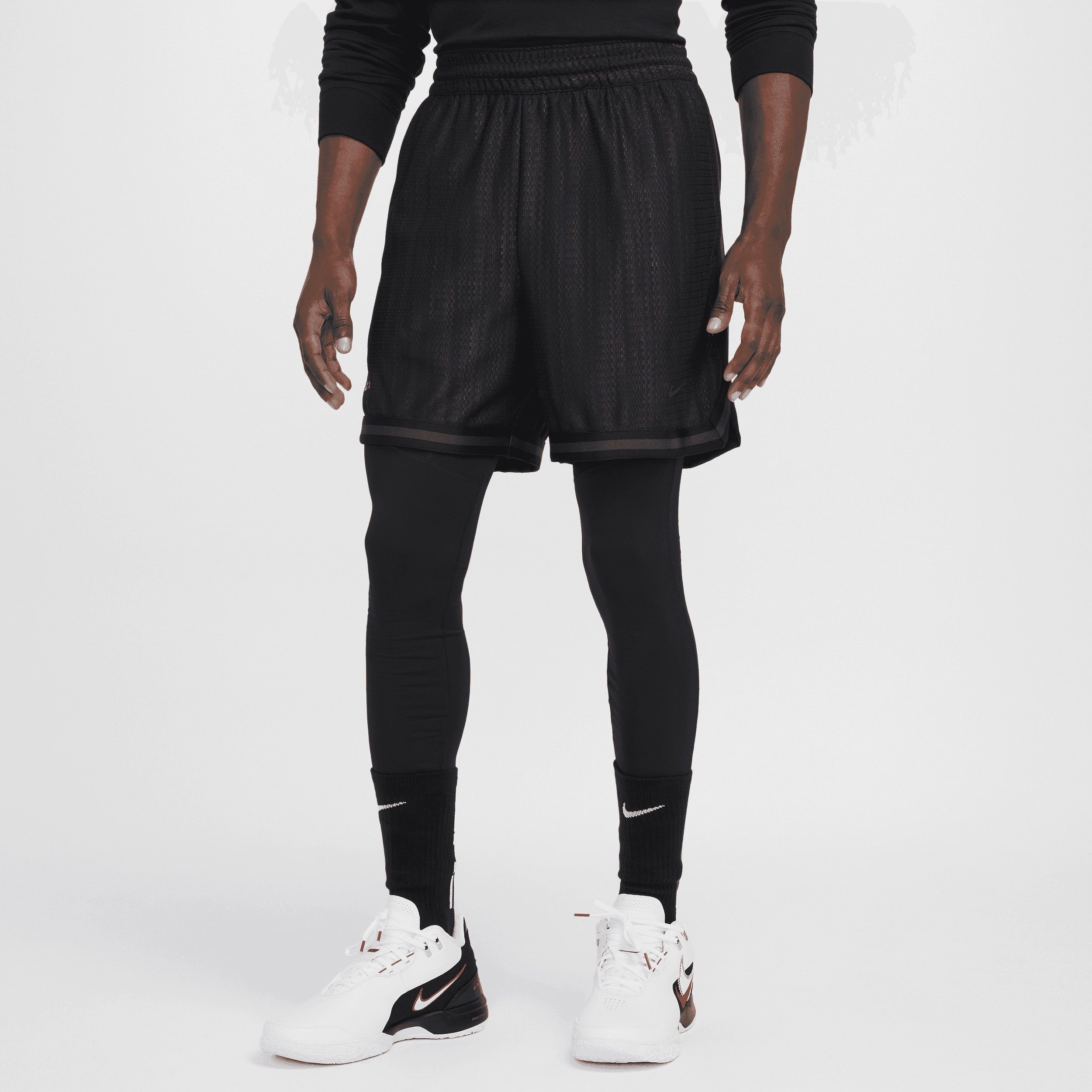 Nike LeBron James Pantalón Convertible 2 en 1 Mallas Shorts