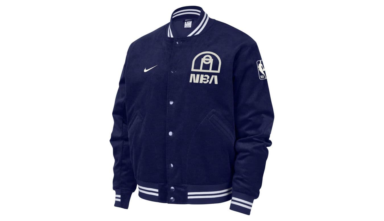 Nike NBA Team 31 Trend Chaqueta Bomber con Logo Bordado