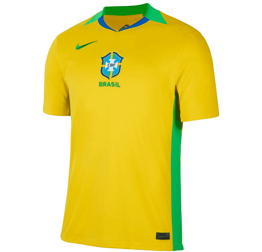 Nike Brasil 2025 Equipación Stadium Version de Tejido Dri-Fit