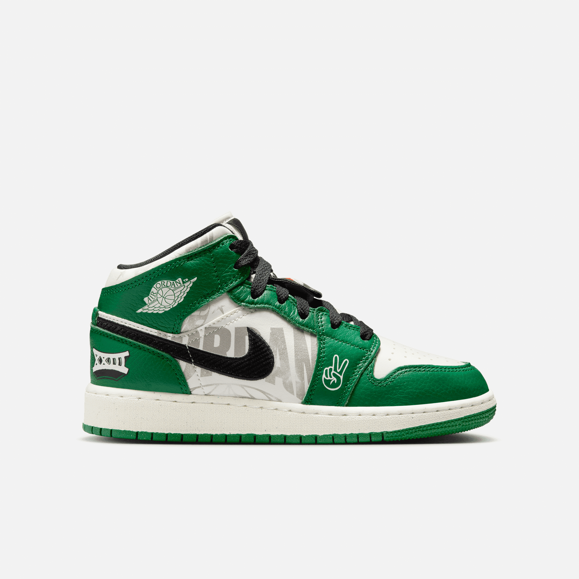 Air Jordan 1 Mid "Overbranded" GS