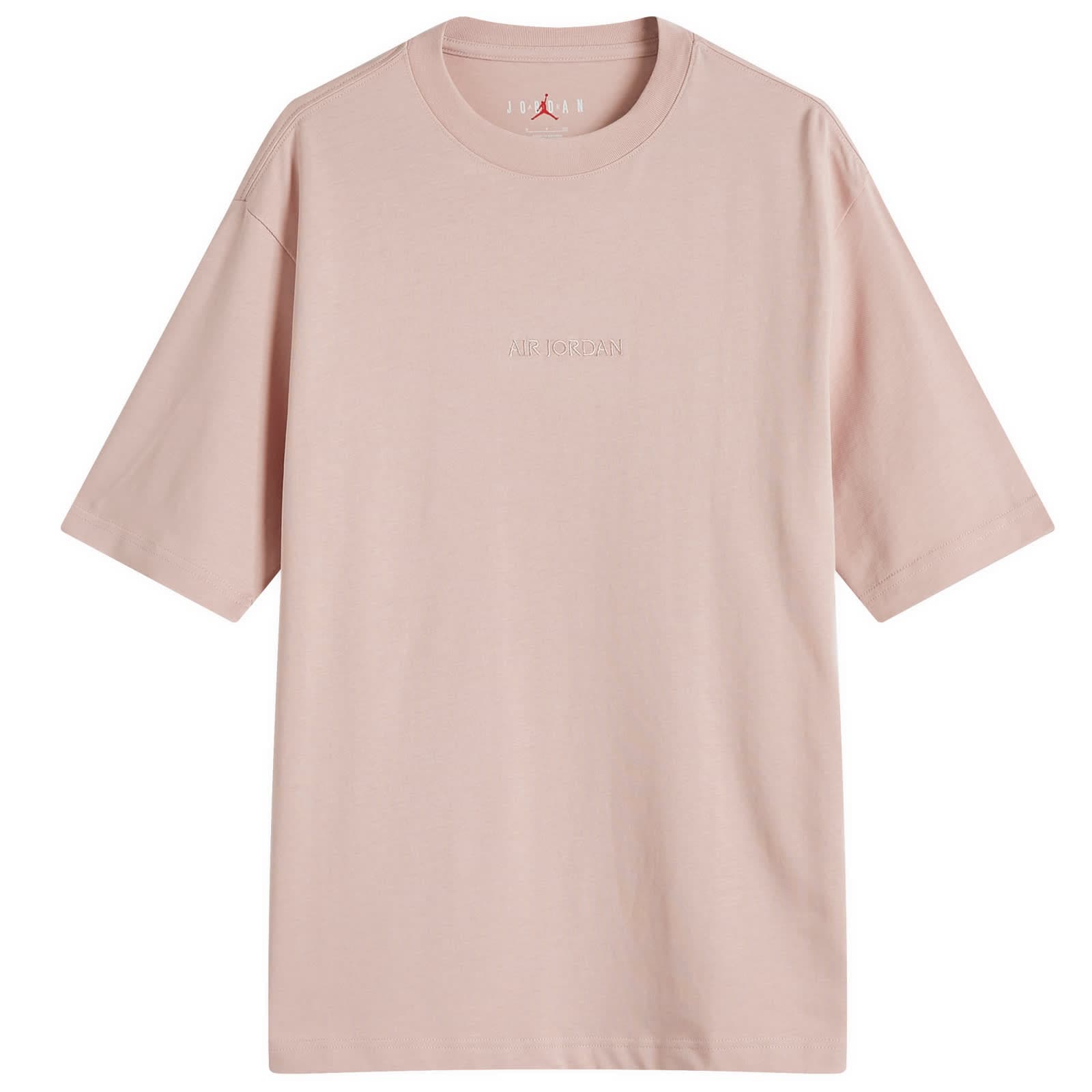 Air Jordan Wordmark Fleece Camiseta de Manga Corta con Logo Bordado