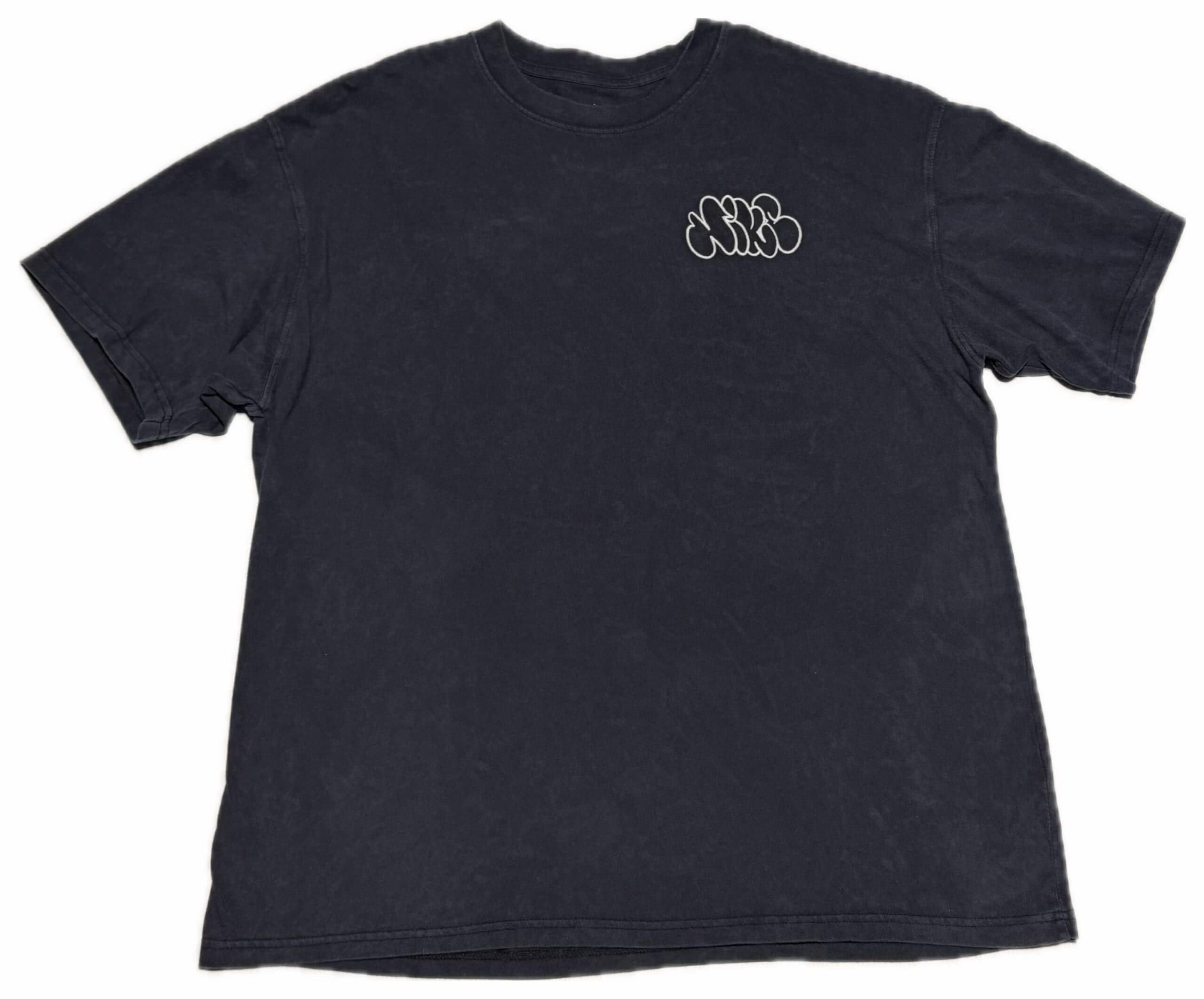 Nike Camiseta de Algodón Con Logo Bordado y Efecto Lavado