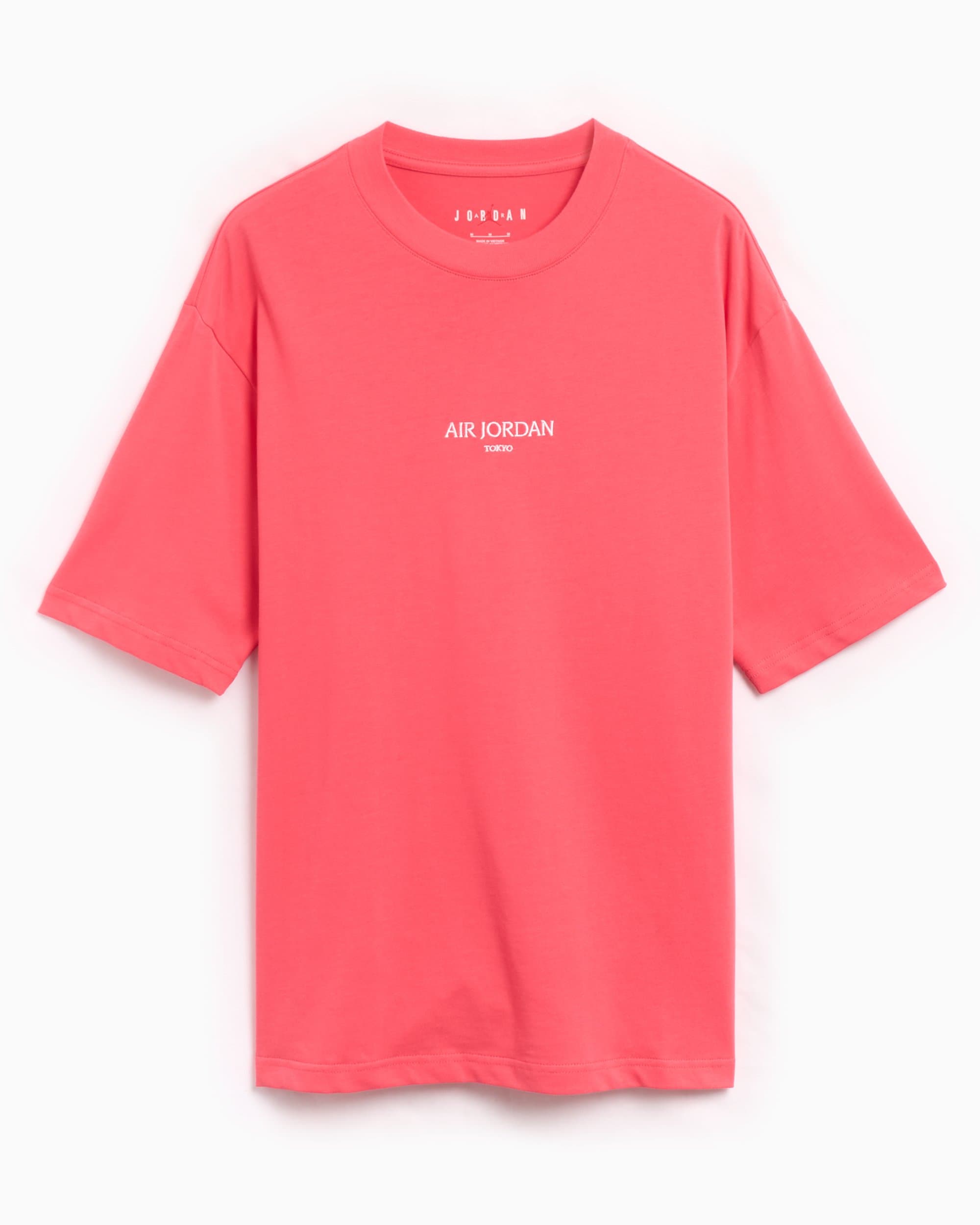 Nike Air Jordan Wordmark Tokio Camiseta de Algodón con Logo Bordado