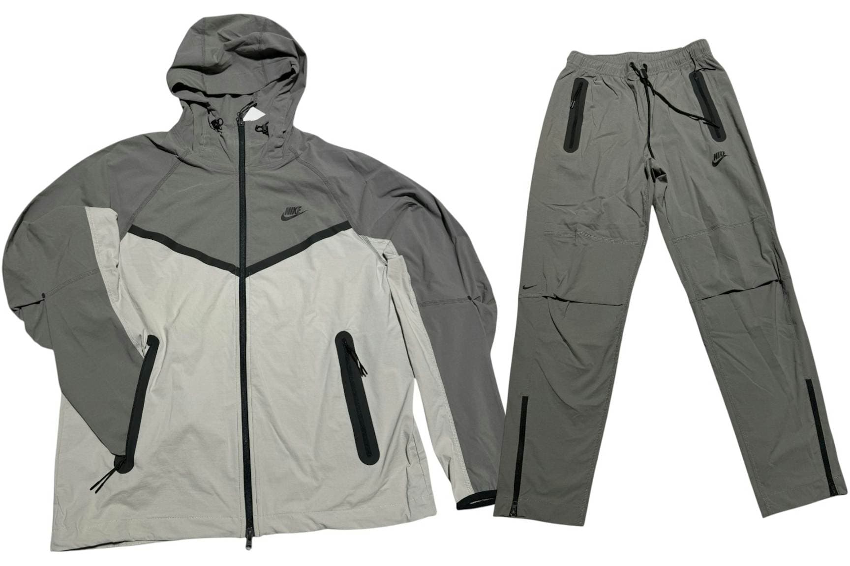 Nike Sportswear Tech Fleece Woven Conjunto Chaqueta con Cremallera y Pantalón