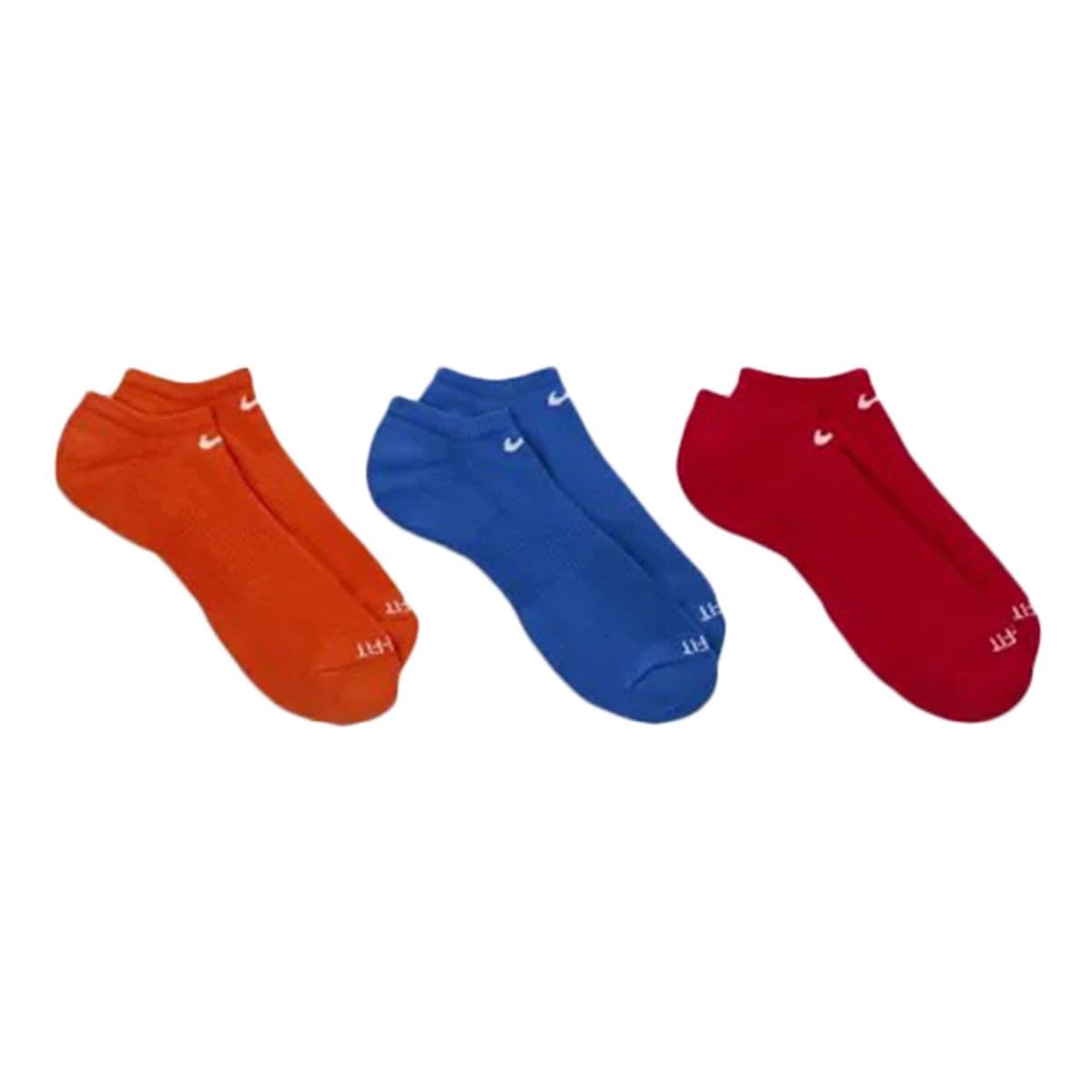 Nike Everyday Plus Calcetines Acolchados Invisibles de Algodón Pack de 3 Pares