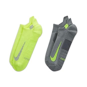 Nike Multiplier Calcetines Invisibles de Tejido Dri Fit Pack de 2 Pares