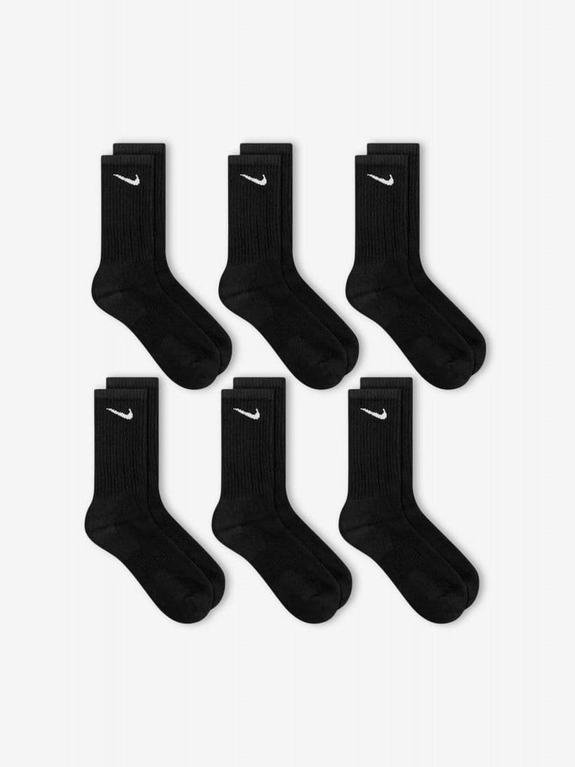 Nike Everyday Calcetines Acolchados de Algodón Pack de 6 Pares